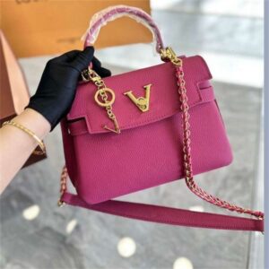 designer bag Vintage Designer Bag Classic Multicolor Real Leather Lady Lock Me Mini Louies Handbags Grace Design Crossbody Totes Womens Brand Purse Wallet Middl