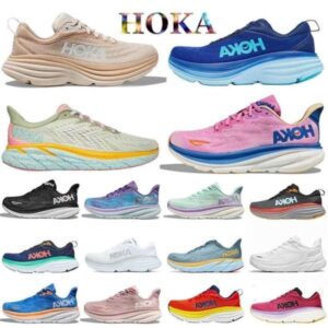 One hokh Clifton 9 Carbon X3 Men Women Running Shoes Sneaker Triple Black White Shifting Sand Peach Whip Harbor Mist Sweet Lilac Airy Mens Trainers Sports