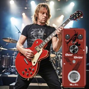 Classic Blues Overdrive Pedal – Sweet-to-Savage Tone, All-Metal Mini Design with True Bypass
