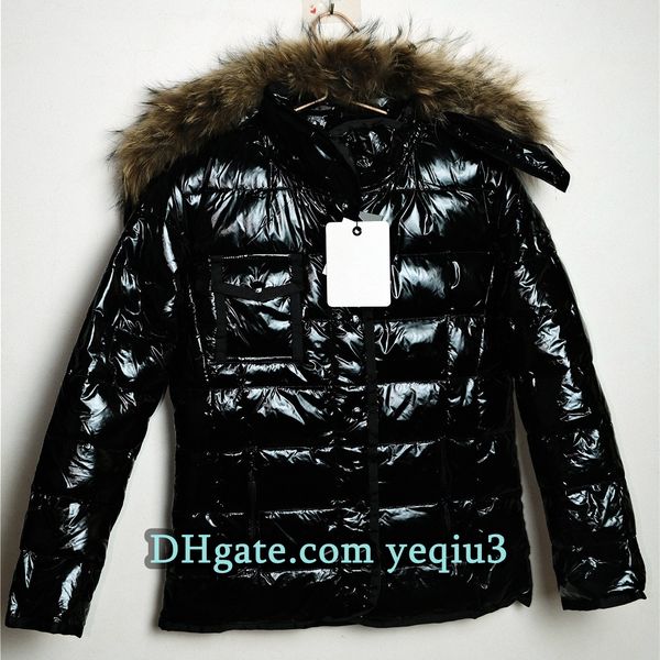 Elegant NFC Women Puffer Jacket Designer White Duck Down Parka With Fluffy Wolf Fur Collar Classic Casual Style Girls Down Jacket Women Winter Coat Slim Fit Asian Size