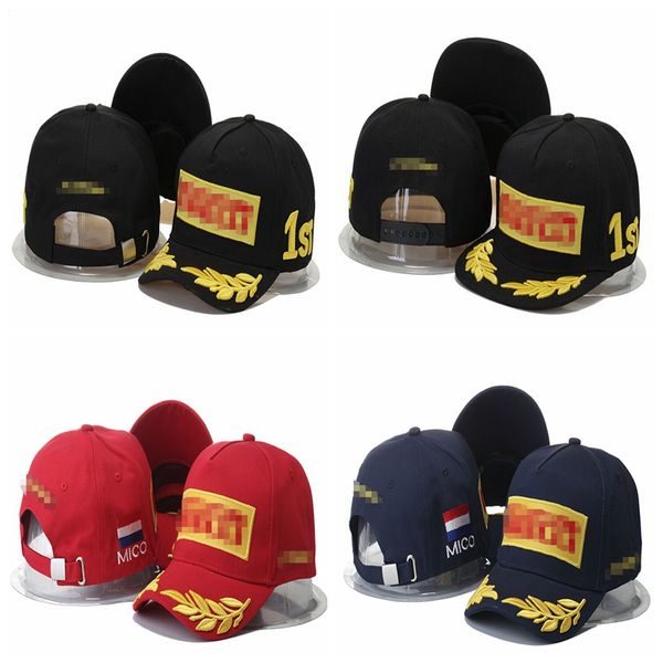 1ST 6 panel strapback Baseball Caps F1 Racing golf Brand Street Adjustable Bone Men Women Gorras Hip Pop snapback hats s