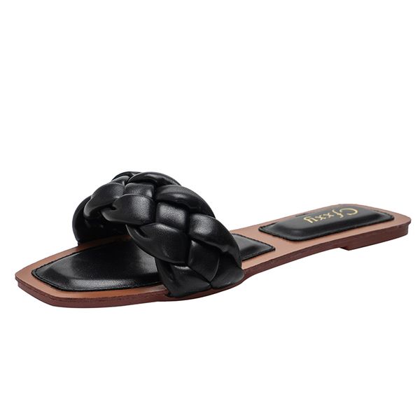 Paris Designer Slides Embroidered Women Slippers Slide Sandals Fashion Summer Letter Flat Sandal Black White Animal prints casual flip flops beach slipper floral