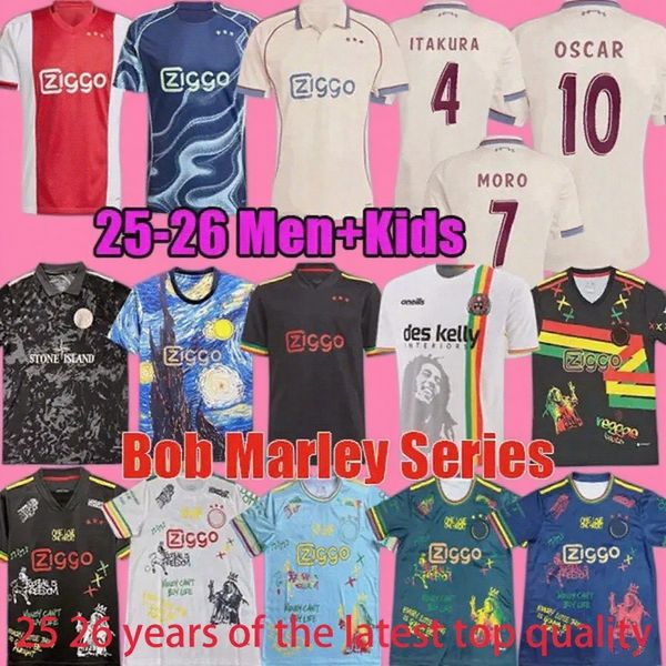 AFC 2025 kit Amsterdam Soccer Jersey 25 26 ajaax Retro Kits maillot Ajaox football shirts 2025 2026 Kids aajax bob marley St one Isl and 111