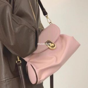 Korean Instagram niche design street trend fashion handbag underarm bag new niche pleated style texture versatile fashion one shoulder crossbody