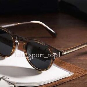 2025 AAA oliver hot style olive sunglasses Men Women ov Vintage Polarized Sunglasses Retro Gregory Peck Brand Sun glasses Eyewear e13