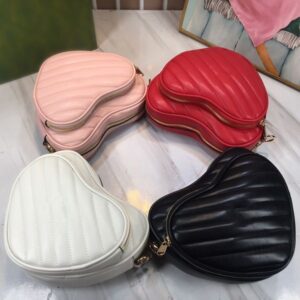 Designer Crossbody Luxury Handbag Handbags Designer Bag Womens Purse High Quality Genuine Leather Heart Bag Mini Purses Designer Woman Handbag Designer Cross Body