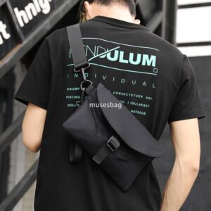 Korean men's shoulder bag new oblique shoulder bag male crossbody bag outdoor sports chest bag leisure multi-functional bag brand