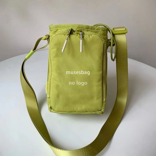 New water bottle bag Nylon waterproof belt front pocket Crossbody bucket bag Leisure sports fitness Yoga phone bag