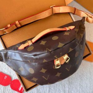 Classic Waist Bag Women Chest Purses Fashion Casual Men Designer Brown Crossbody Handbags with Letter Flower Shoulder Bags