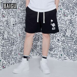 Printed 2023 Summer 350g Five-Point Shorts Fun Pattern Street Style Men's Casual Letter Pants