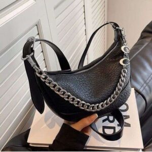 genuine leather high-end western-style 2025 new casual versatile armpit exquisite super hot dumpling bag