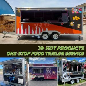 2025 Mobile Bar Trailer Shop Supplier Container Coffee Shop Cafe for Events and Markets Outdoor Camping