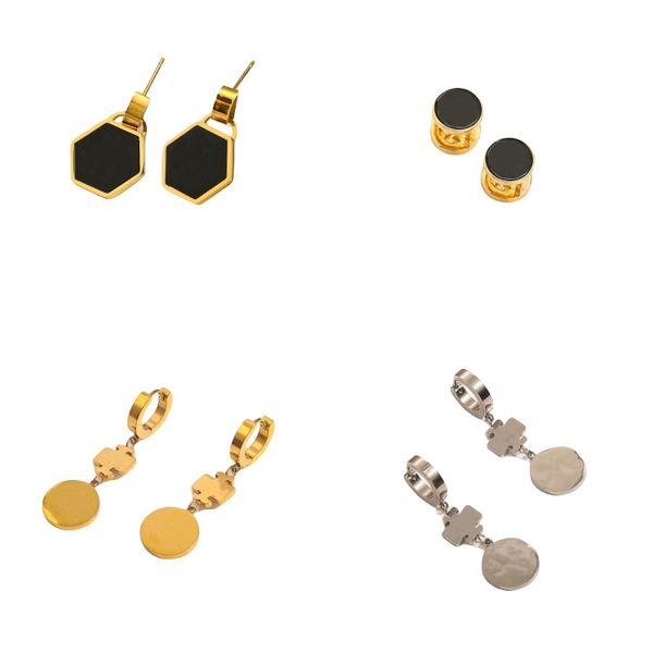 luxury earrings for men earings moissanite earring oorbellen Letter Stud Gold Silver Famous Women Round Crystal Rhinestone Pearl Earring Wedding Party Jewerlry