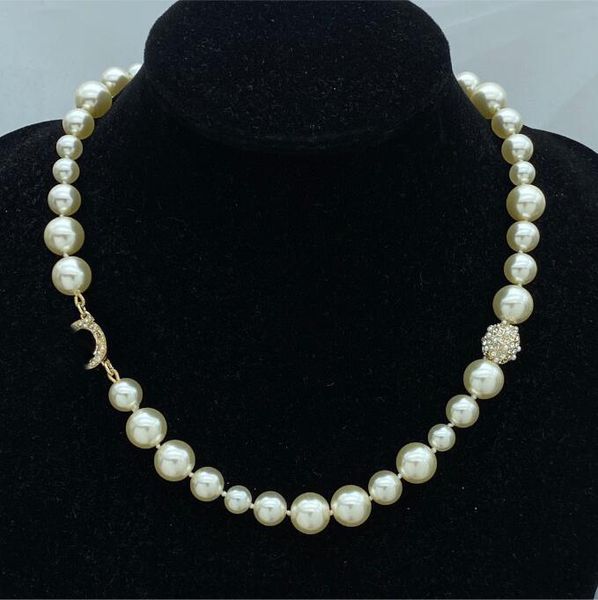 Fashion Simple Designer Necklace Pendant Gold Plated for Women Chain Choker Letter Necklaces Jewelry Accessories