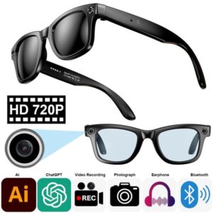 Video Recording Eyewear/Sunglasses Chat-GPT AI Smart Glasses Bluetooth Earphone