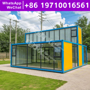 Steel Cabin Modular Tiny Home Prefab Flat Pack House Mobile Living Eco Sustainable Energy Saving Shelter