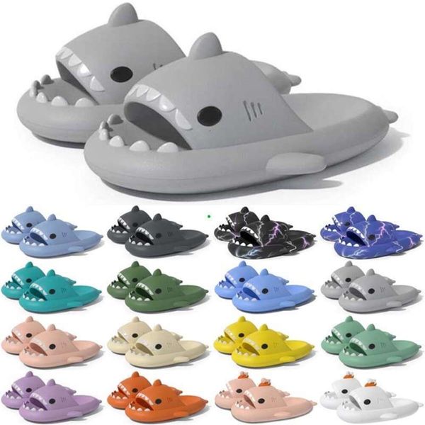 Free Shipping Designer shark slides one sandal slipper for men women GAI sandals pantoufle mules men women slippers trainers flip flops sandles color38 trendings