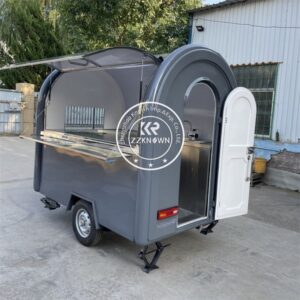 Concession Mobile Hot Dog Cart Fast Food Trailer Fully Equipped Street Pizza Ice Cream Cart Custom Catering Food Truck For Sale