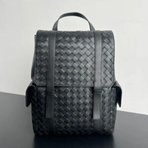 Designer Bags Woven Knitting backpack Men luxurys Large Size Leather with Pocket Shoulder bag travle bag