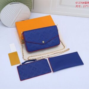 High Quality 3pcs set s Designers Bags Purse Woman Fashion Felicie Chain Shoulder Crossbody Bag Tie Dye wallet