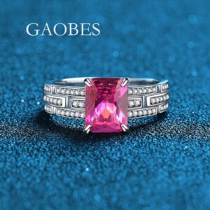 Trendy Multi-Tone Diamond Simulant Adornments: Vibrant Hued Semi-Precious Metal Band Ideal For Everyday Wear