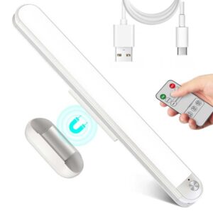 Bunk Bed Lights, 3 Colors Dimmable Touch 30 Led Light Bar with Remote Stick on Night Lamp for Kids, Wall Reading, Headboard, Bedroom, Rechargeable Under Cabinet Lighting