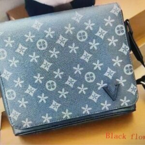 s Designer bags men Leather Black Flowers Messenger Purse Crossbody Bags Shopping Bag Plain Shoulder Handbags Women Wallets purse tote bag M46255 N42710