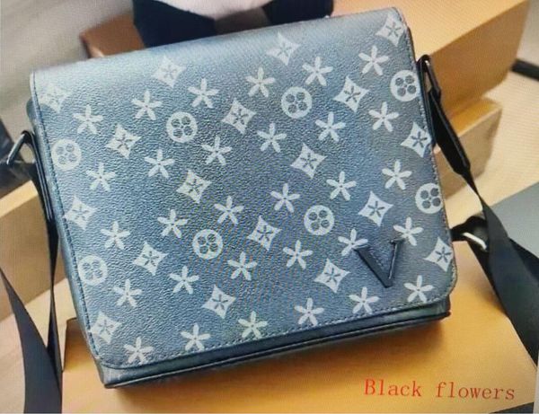 s Designer bags men Leather Black Flowers Messenger Purse Crossbody Bags Shopping Bag Plain Shoulder Handbags Women Wallets purse tote bag M46255 N42710