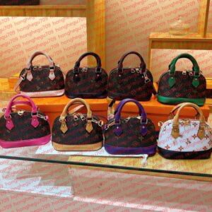 Classic Lady handbag Fashion Shoulder Bags for Women Brown Checkerboard designer shell messenger Purse Crossbody Bag