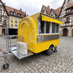 Street Fast Food Truck Concession Catering Trailer Customized Food Trailer Outdoor Mobile Food Cart Trailer For Sale