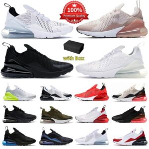 Mens 270s Running Shoes 270 Sports Sneakers Barely Rose Triple Red Black White Pink Blast Pack Hot Punch Medium Olive Summer Gradient Men Women Trainers