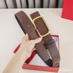 Brand Designer Belt Men Belts For Womens Luxury Waistband Leather Belt Smooth Buckle Reversible Gurtel