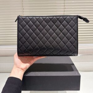 designer bag women Clutch Bag shoulder metal English letter x High quality 11.02* 7.48in cowhide with grid pattern and large capacity