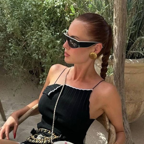 Sunglasses Designer Womens cat eye Sunglasses Luxury and High end Classic Triumphal Arch Fashion PC Frame Outdoor Beach Driving Sun UV Protection with Box