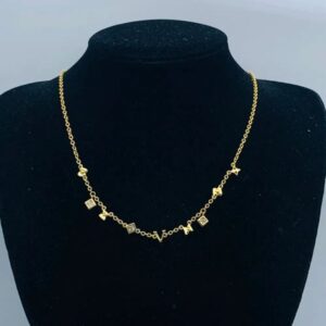 Designer Chain Necklace Pendant Elegant Wedding Party Charm Gold Plated Chains Party Jewelry Gift
