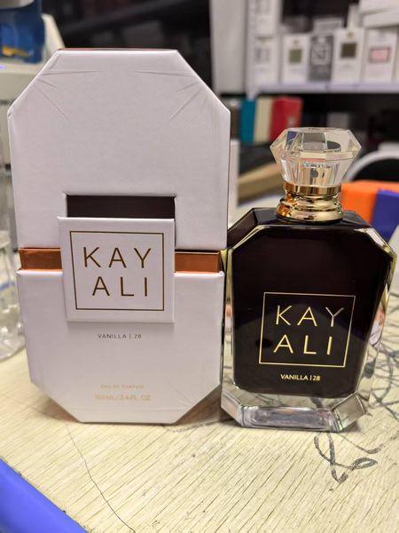 perfume cologne Kayali Vanilla 28 Perfume 100ml Eau De Parfum Men Woman Fragrance 3.4oz Long Lasting Smell Designer Brand EDP Man Women Neutral Cologne Spray