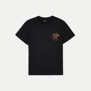 Comfort-Fit Graphic Printed Cotton Crewneck Shirt