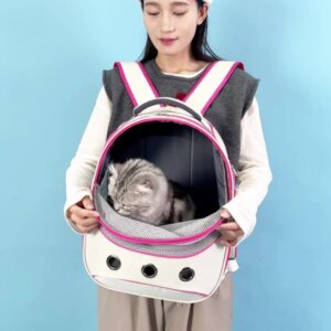 Beni Pet Cat bag, pet bag, portable backpack for going out, hand-held breathable cat bag, double-shoulder breathable, side-opening large space new style