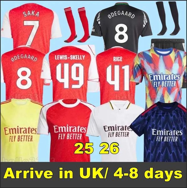 25 26 CALAFIORI soccer jerseys RICE SAKA STERLING Fans Player J.TIMBER MARTINELLI RUSSO 2025 2026 football shirt Men ODEGAARD SAMBI FABIO VIEIRA SALIBA HAVERTZ