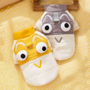 Autumn Winter Cute Traction Two Feet Cotton Small and Medium sized Dog Pet Clothes HS48