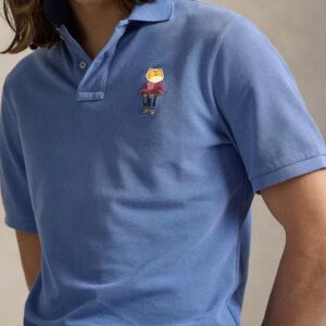 Men Designer T Shirt Small Horse Embroidered Casual Lapel Tee Fashion Solid Color Short Sleeve Classic Stylish Summer Wear