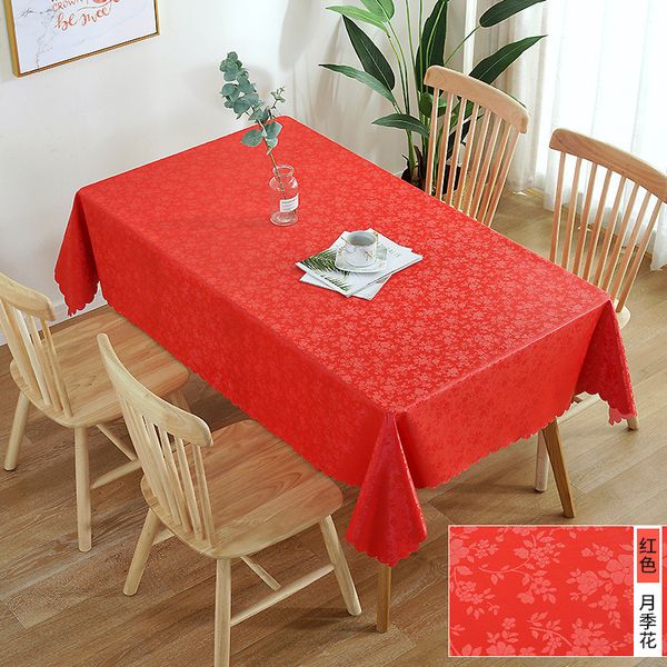 W337 Waterproof and oil-proof hotel tablecloth household round