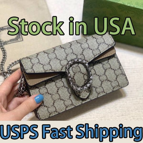 US warehouse Luxury Mini Shoulder Bags Designer chain bag vintage patent leather Womens Handbag Hobo Fashion Underarm Armpit Cross Body bag Clutch Bags wallets