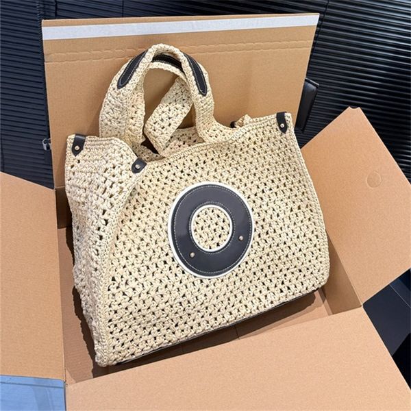 2025 Straw Handbag Tote Bag designer bag purse crossbody bucket bags Women Summer Beach Totes 10A