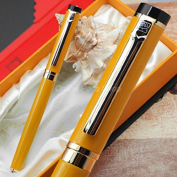 wholesale Orange & Golden Matel Roller Ball Pen For Office Home School Writing BR002