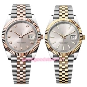Moissanite watch Wholesale 36/41MM Full Stainless steel Luminous Waterproof gold Women Watch Couples Style Classic Wristwatches Desgner watch Wholesale