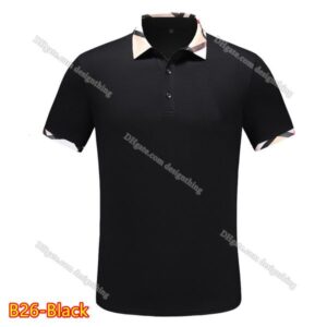 Mens Cotton T Shirt Designer Style Classic Plaid Stripe Floral Embroidery Soft Fabric Comfortable Fit Fashion Asian Size Clothing