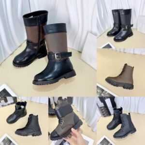 brand Kids children Boots Chestnut Fur Slides Sheepskin Shearling Mules Womens Boys Girls Ultra Mini Platform Boot Slip-on Shoes Suede Fall Winter shoe top