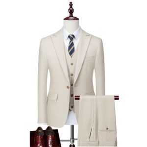 W314 Small suit Korean style slim fit best man groom wedding dress suit
