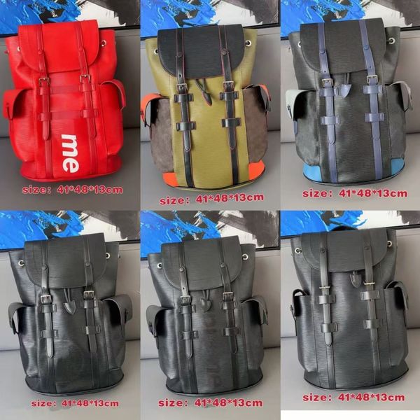 Designer Men backpack luxury large capacity backpack student backpack classic vintage airport bagtravel bag